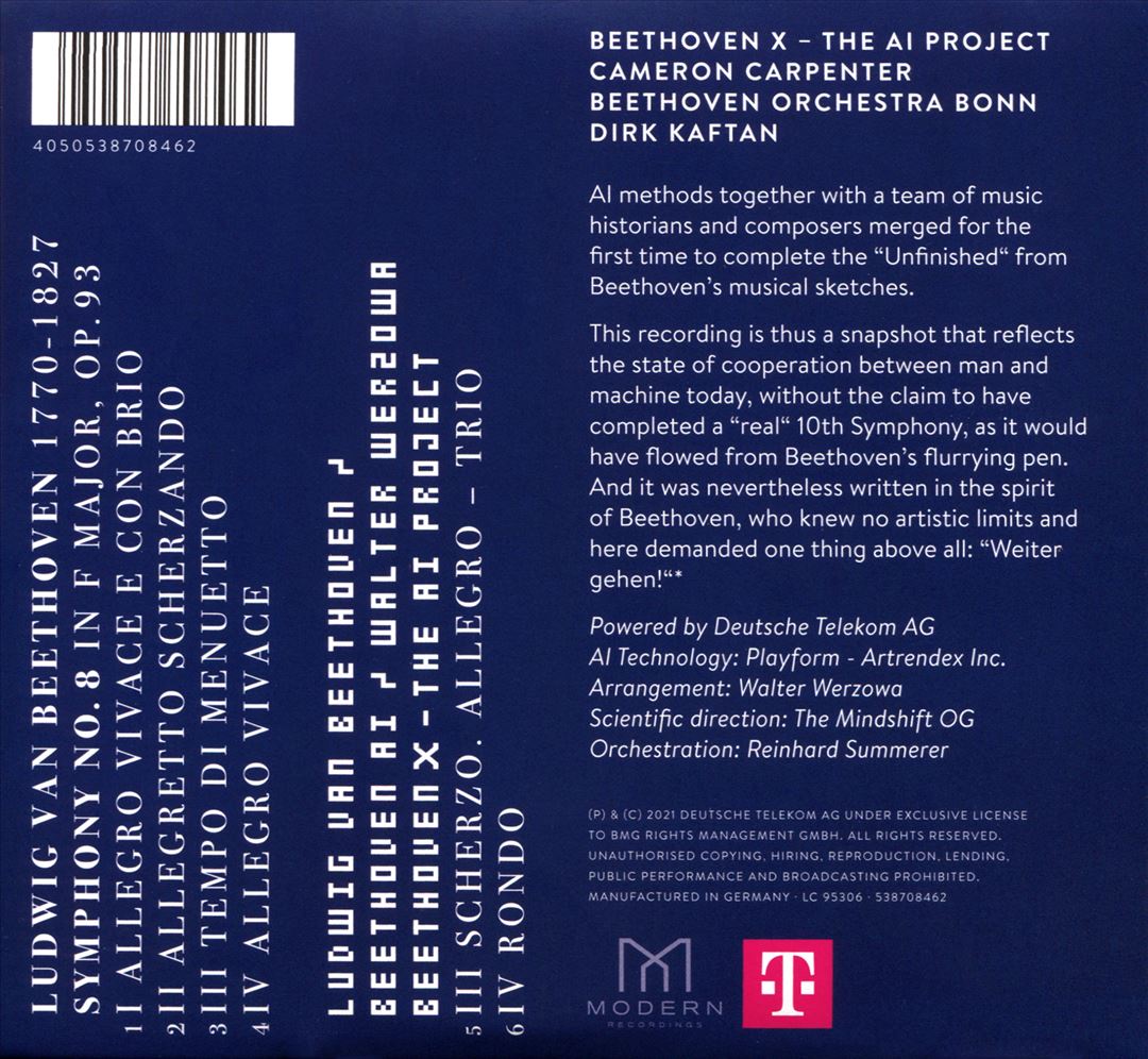 Beethoven X: The AI Project cover art