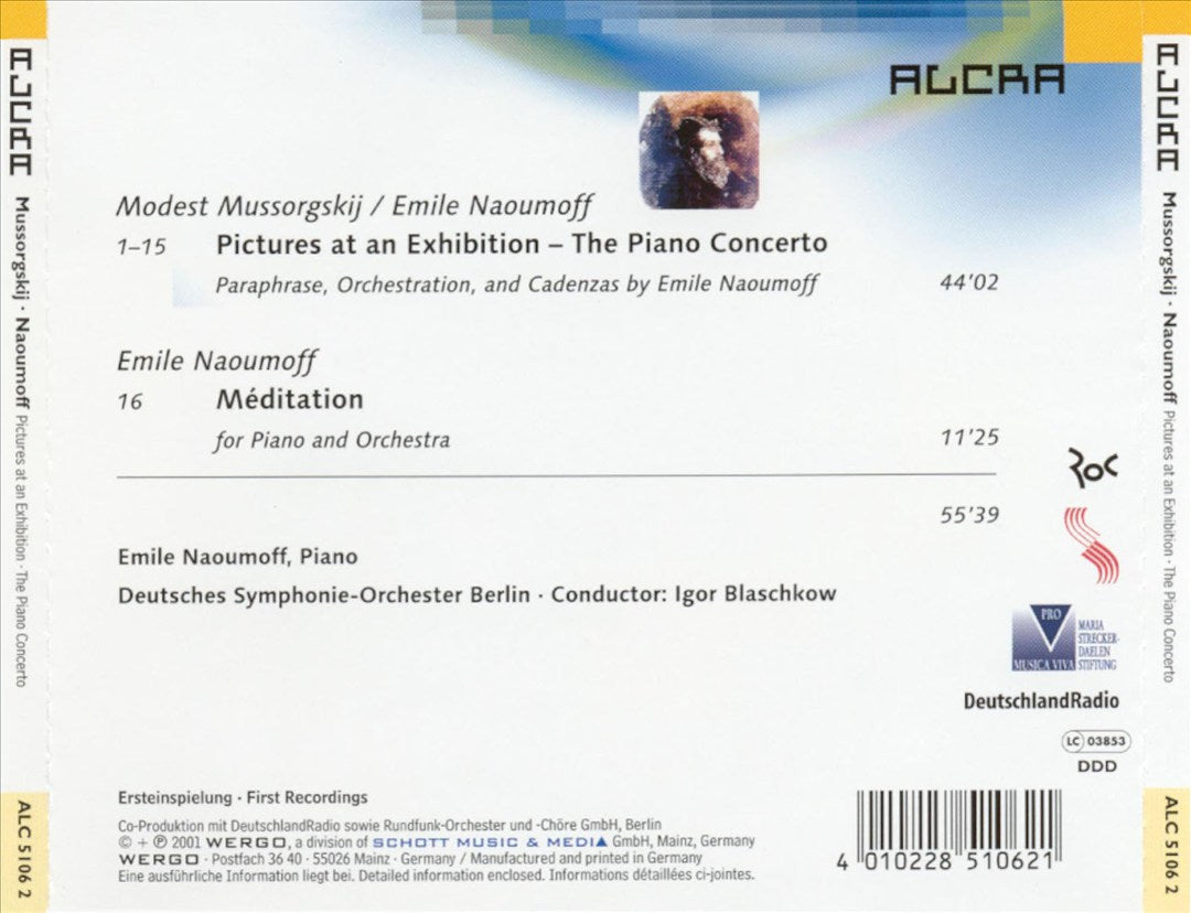 Mussorgsky/Naoumoff: Pictures at an Exhibition cover art