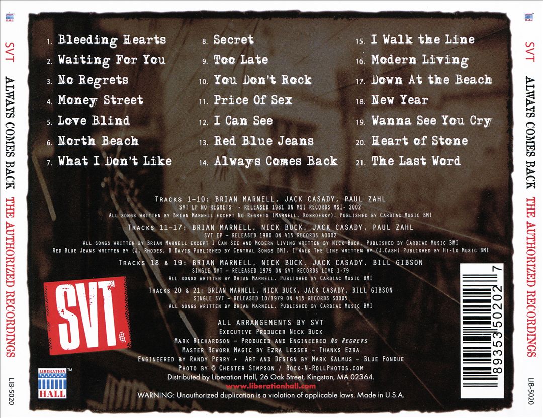 Always Comes Back [The Authorized Recordings] cover art