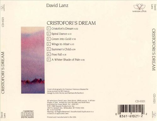 Cristofori's Dream cover art