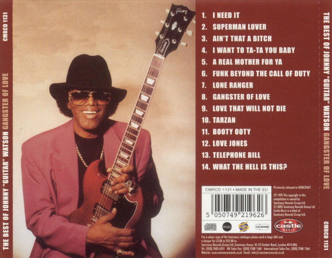 Best of Johnny "Guitar" Watson: Gangster of Love cover art