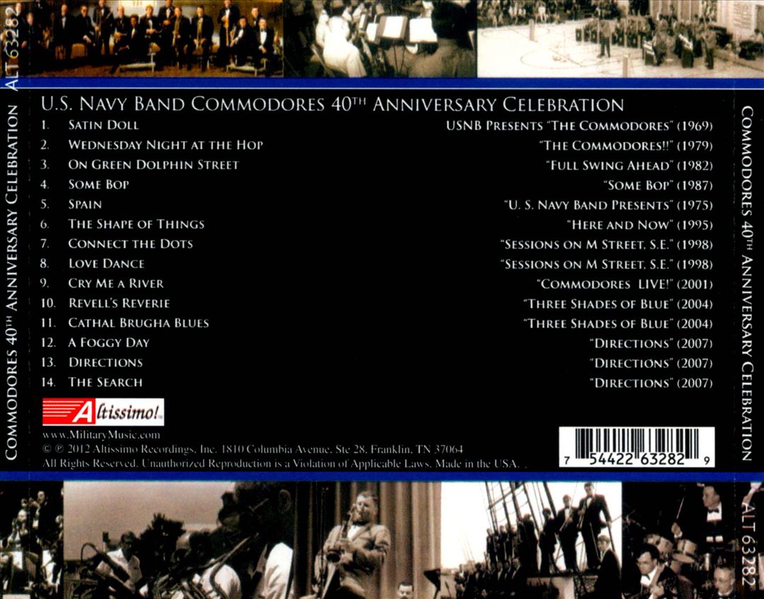 Commodores 40th Anniversary Celebration cover art