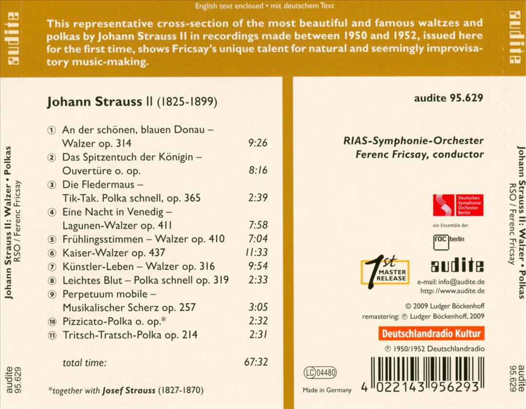 Johann Strauss II: Walzer, Polkas cover art