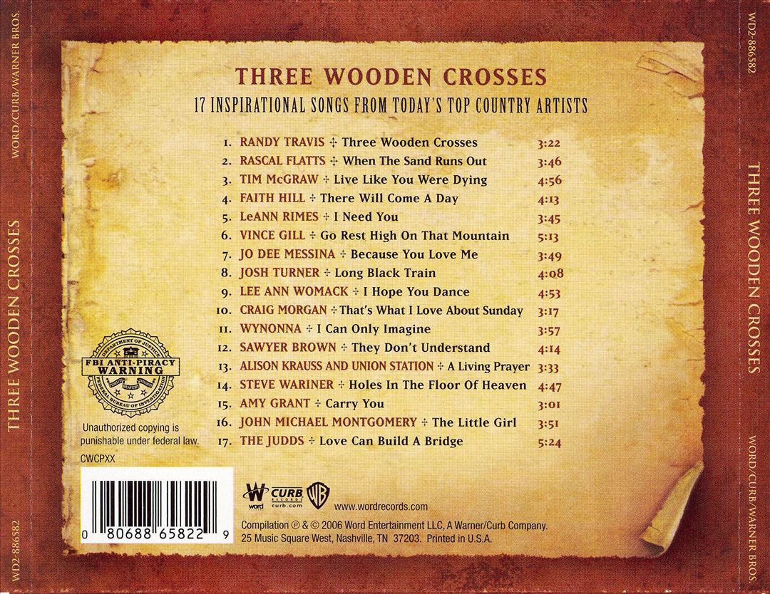 Three Wooden Crosses cover art