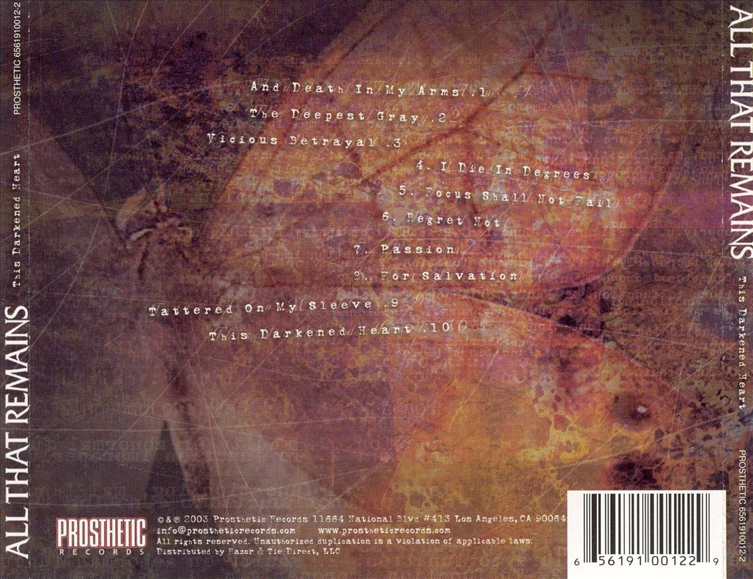 This Darkened Heart cover art
