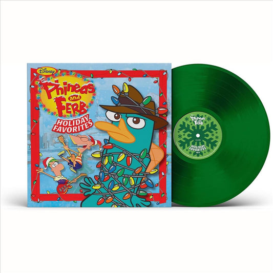 Phineas and Ferb: Holiday Favorites [Translucent Emerald Green LP] cover art