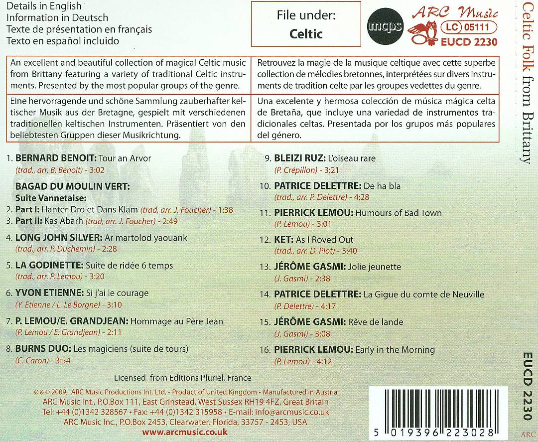 Celtic Folk From Brittany cover art