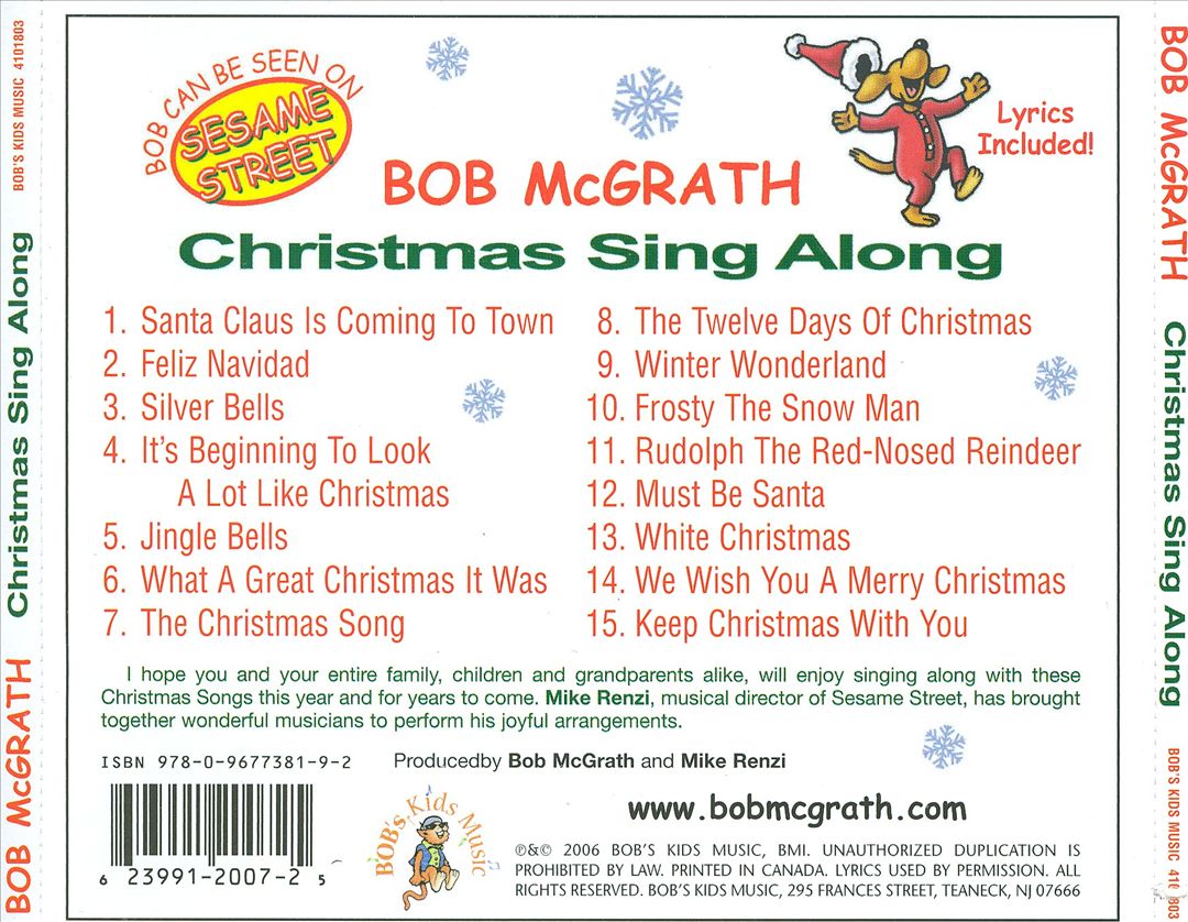 Christmas Sing Along cover art