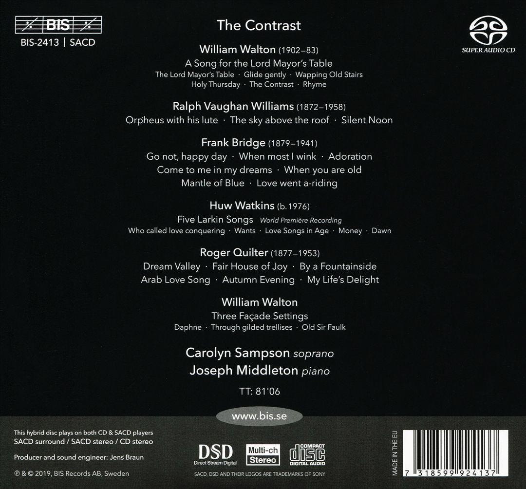 Contrast: English Poetry in Song cover art