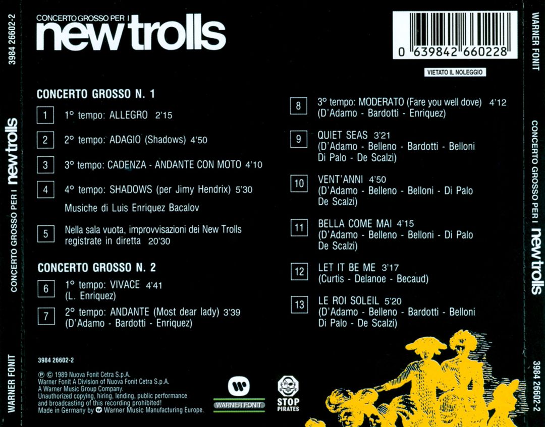 Concerto Grosso [Italy Bonus Tracks] cover art