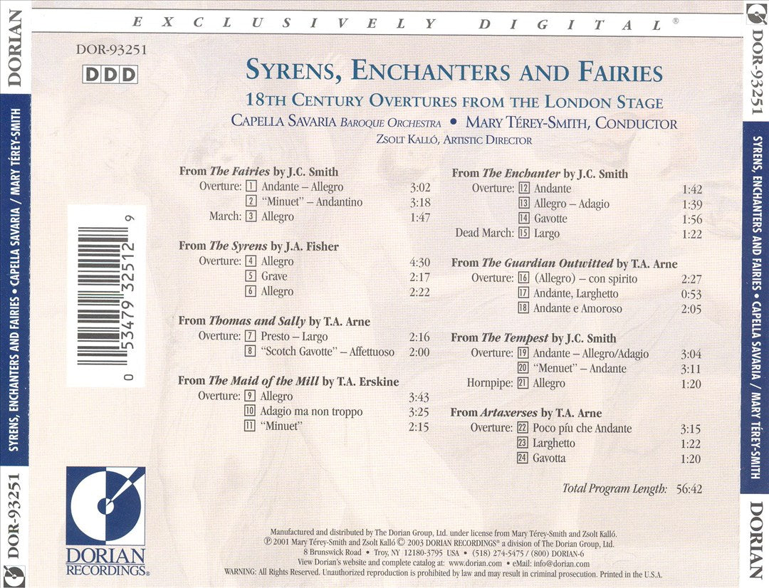Syrens, Enchanters and Fairies cover art