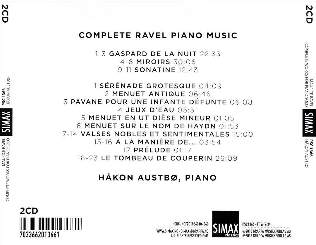 Maurice Ravel: Complete Works for Piano Solo cover art