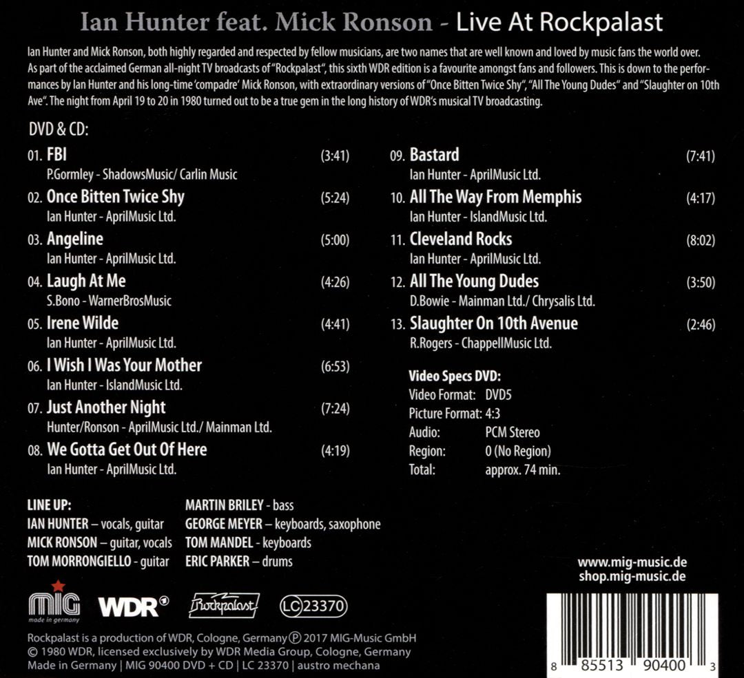 Live at Rockpalast cover art