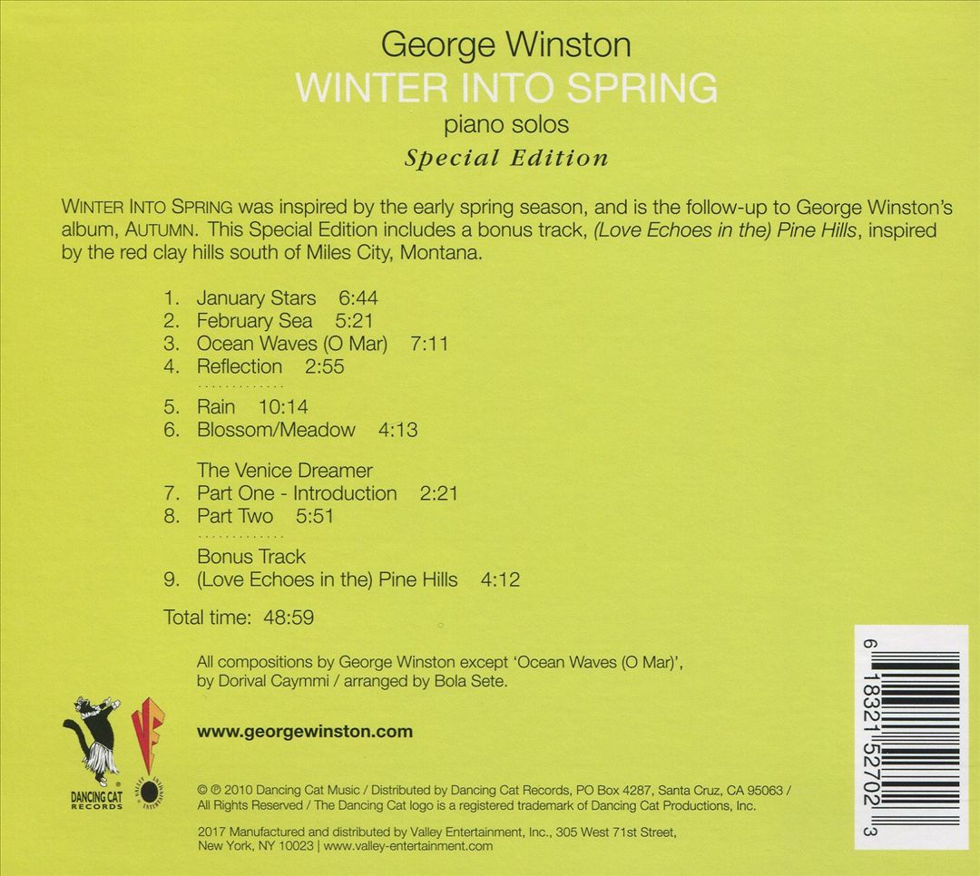 Winter into Spring cover art