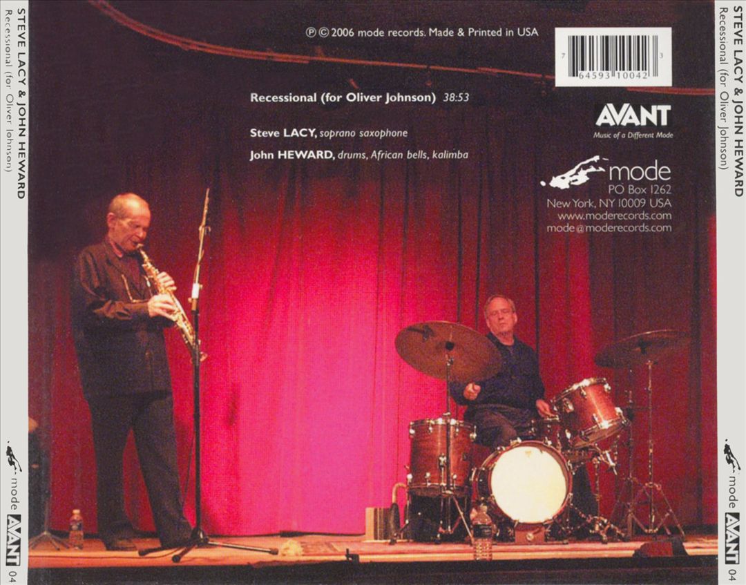 Recessional for Oliver Johnson Live in Montreal 2004 cover art