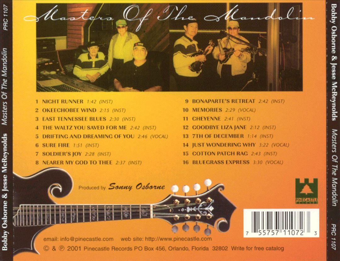 Masters of the Mandolin cover art