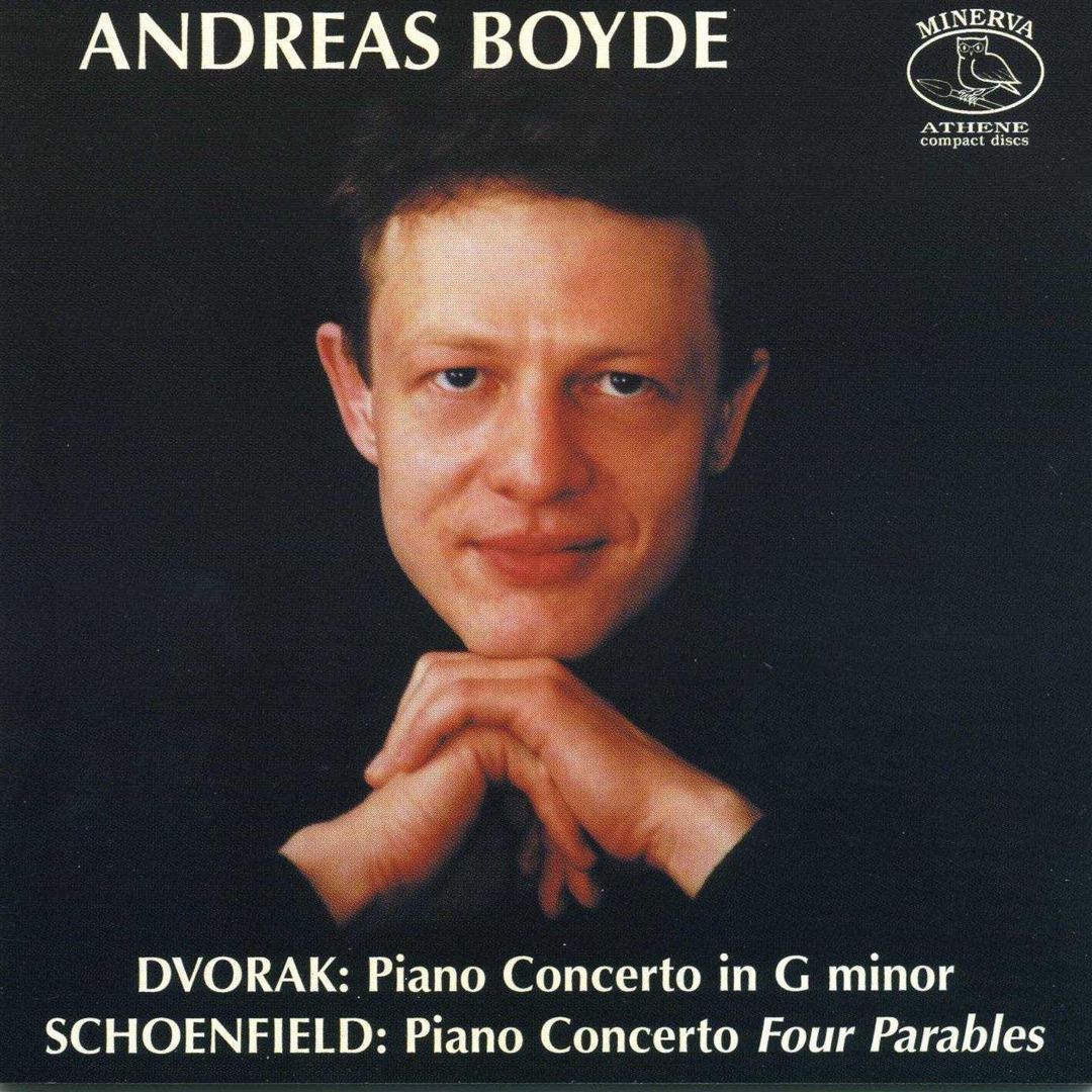 Dvorák: Piano Concerto in G minor; Schoenfield: Parables cover art