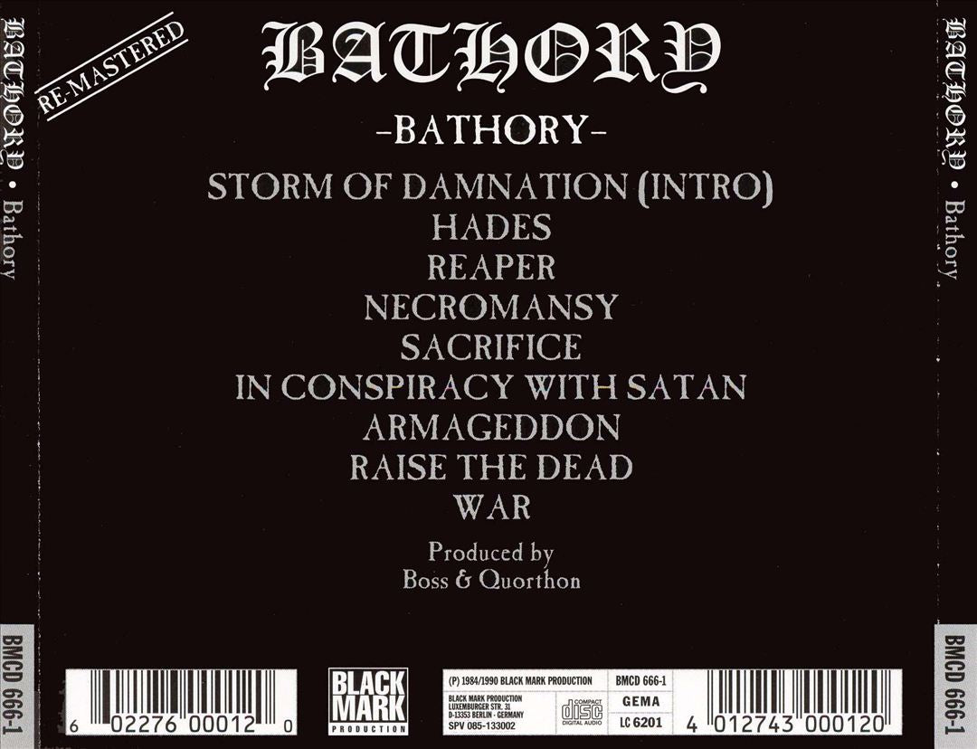 Bathory cover art