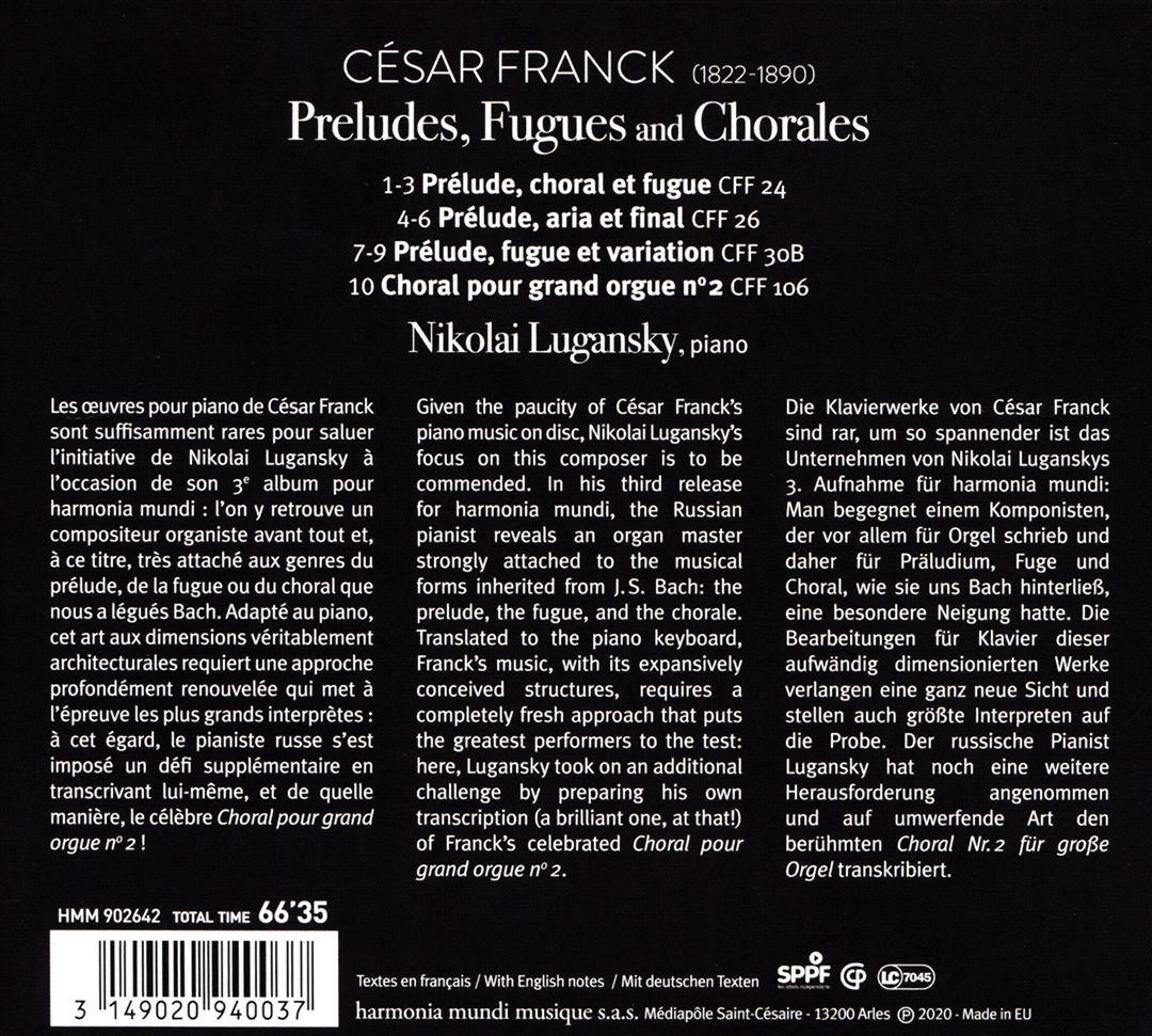 César Franck: Preludes, Fugues & Chorals cover art