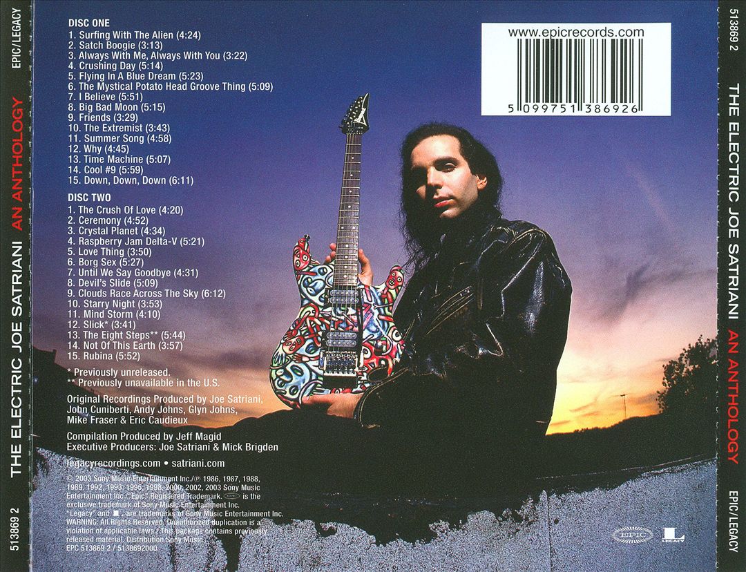 Electric Joe Satriani: An Anthology cover art