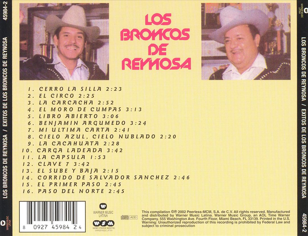 Exitos de los Broncos de Reynosa cover art