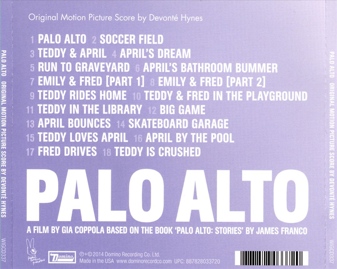 Palo Alto [Original Motion Picture Score] cover art