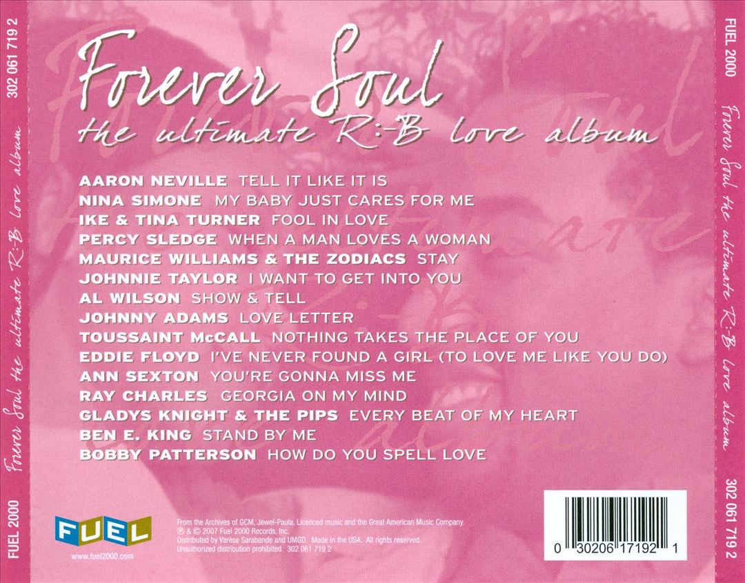 Forever Soul: The Ultimate R&B Love Album cover art