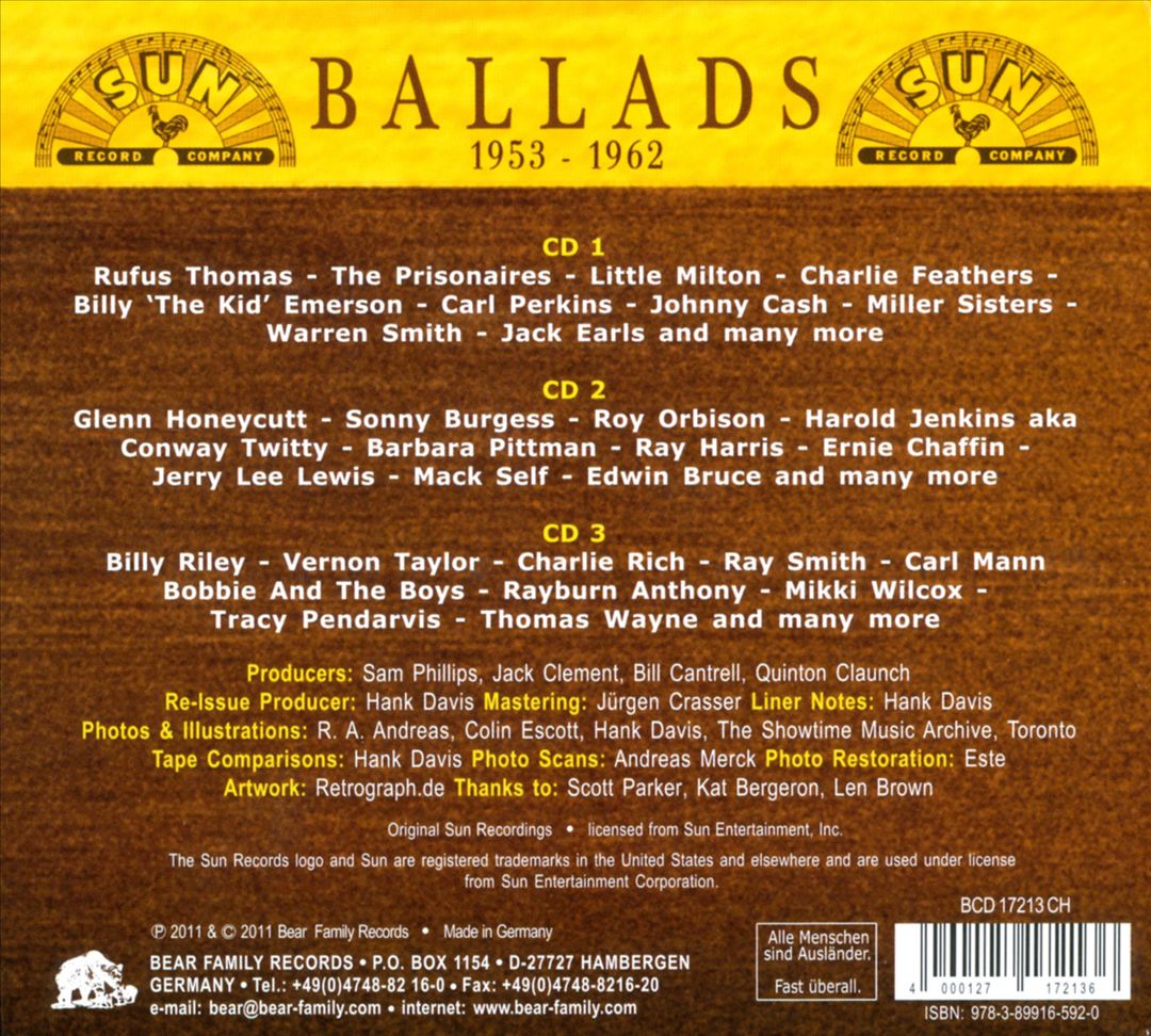 Ballads: 1953-1962 cover art