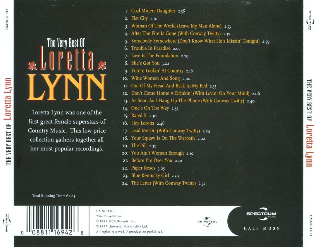 Very Best of Loretta Lynn cover art