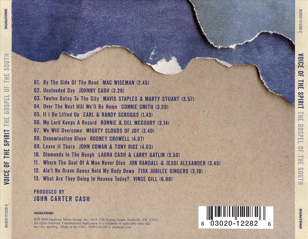 Voice of the Spirit, Gospel of the South cover art