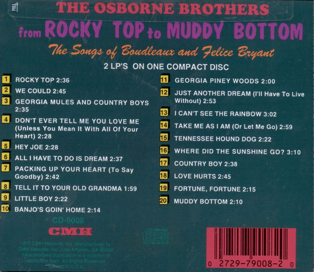 From Rocky Top to Muddy Bottom cover art