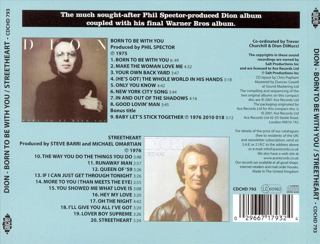 Born to Be with You/Streetheart cover art