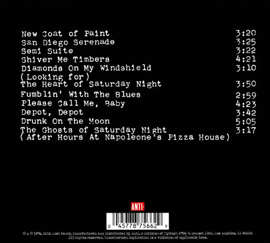 Heart of Saturday Night cover art