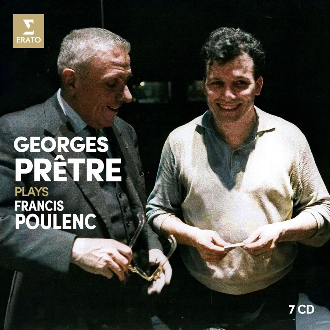 Georges Prêtre plays Francis Poulenc cover art