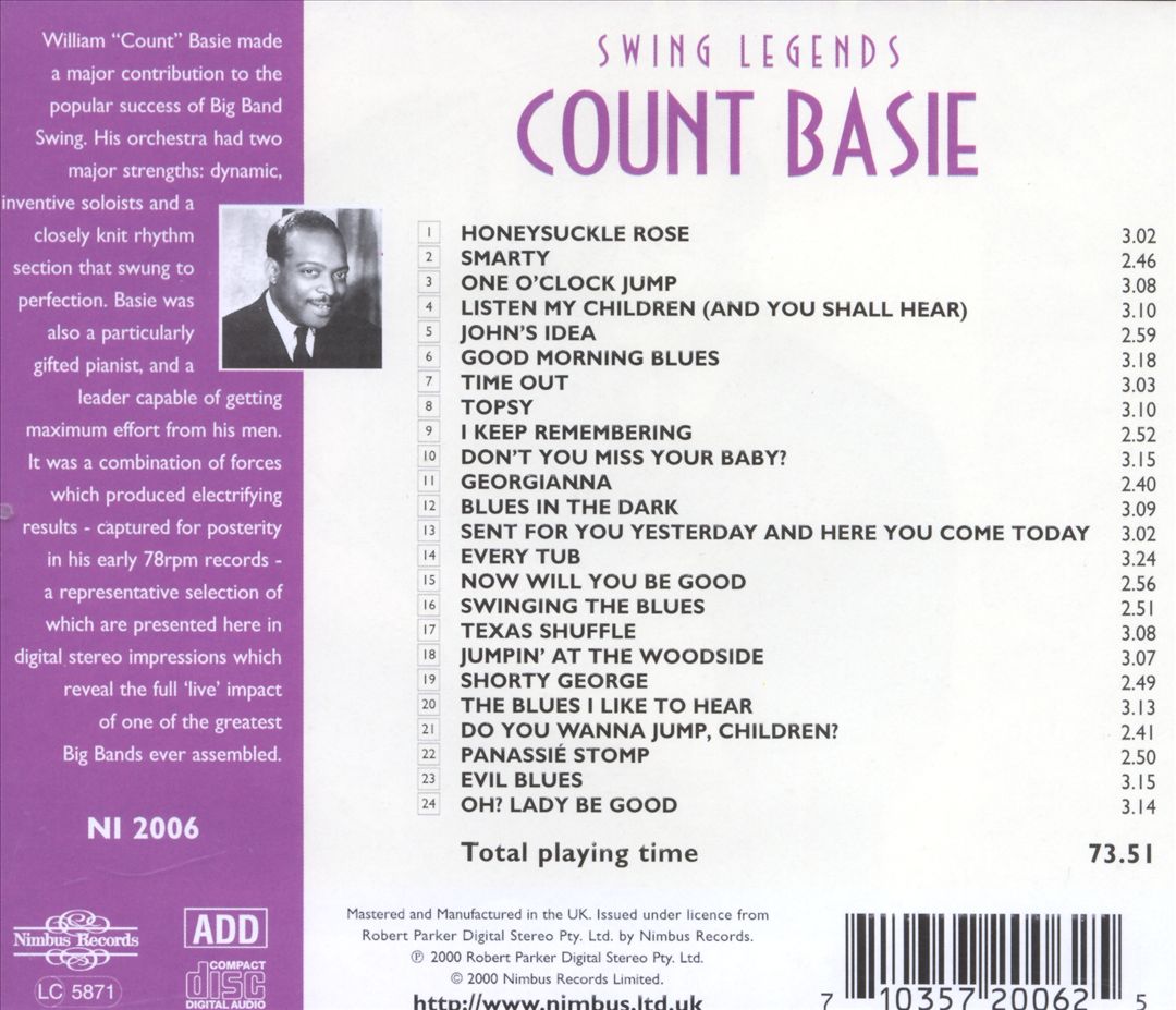 Swing Legends: 24 Classic Hits cover art