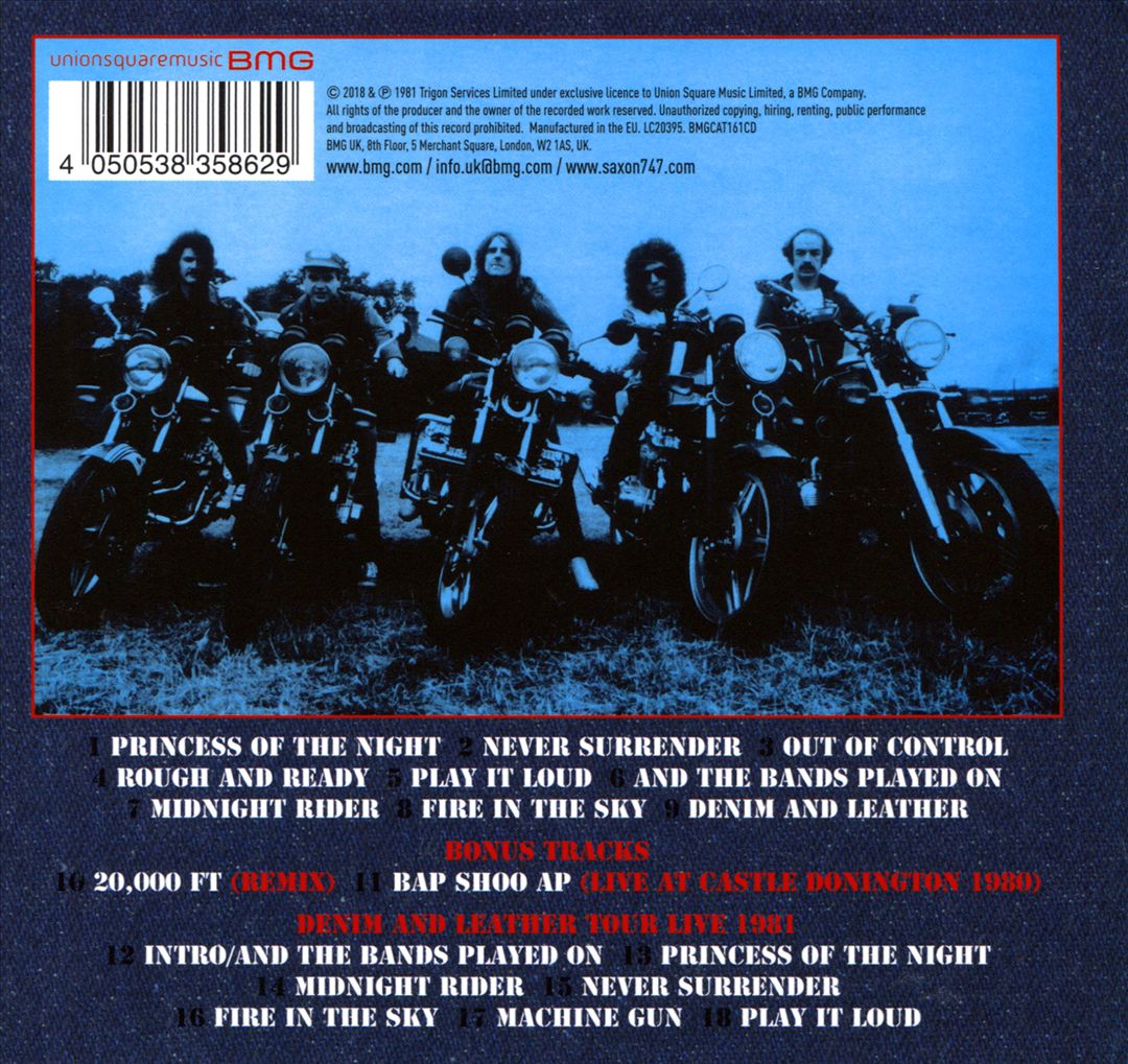 Denim and Leather cover art