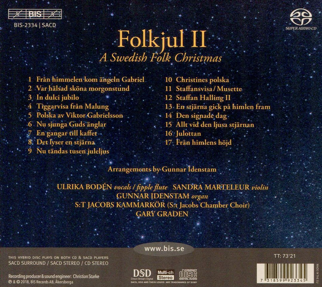 Folkjul II: A Swedish Folk Christmas cover art