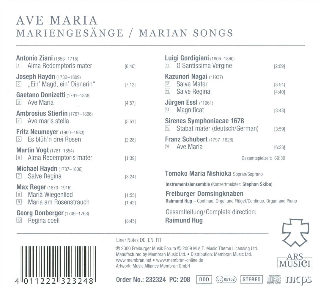 Ave Maria: Marian Songs cover art