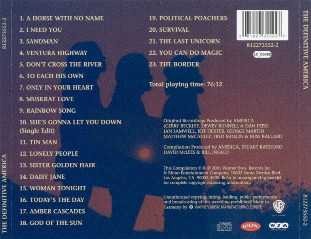 Definitive America cover art