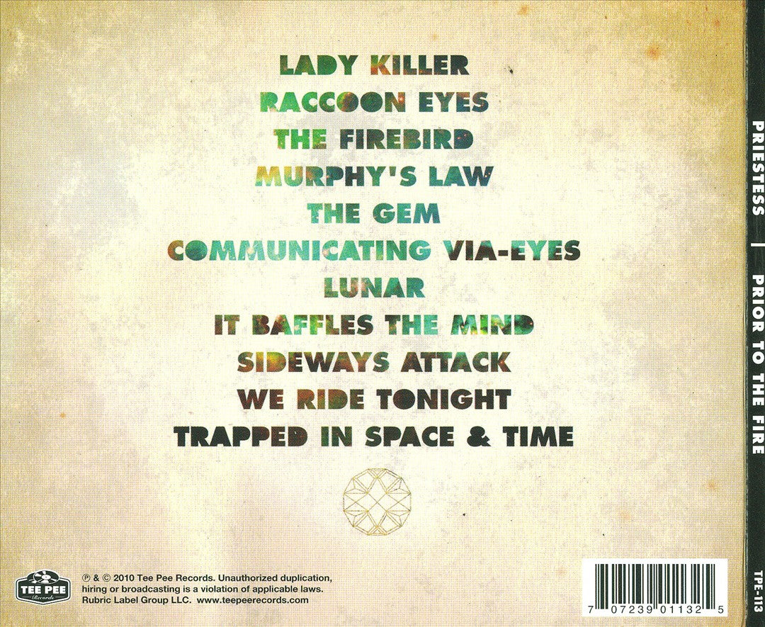 Prior to the Fire cover art