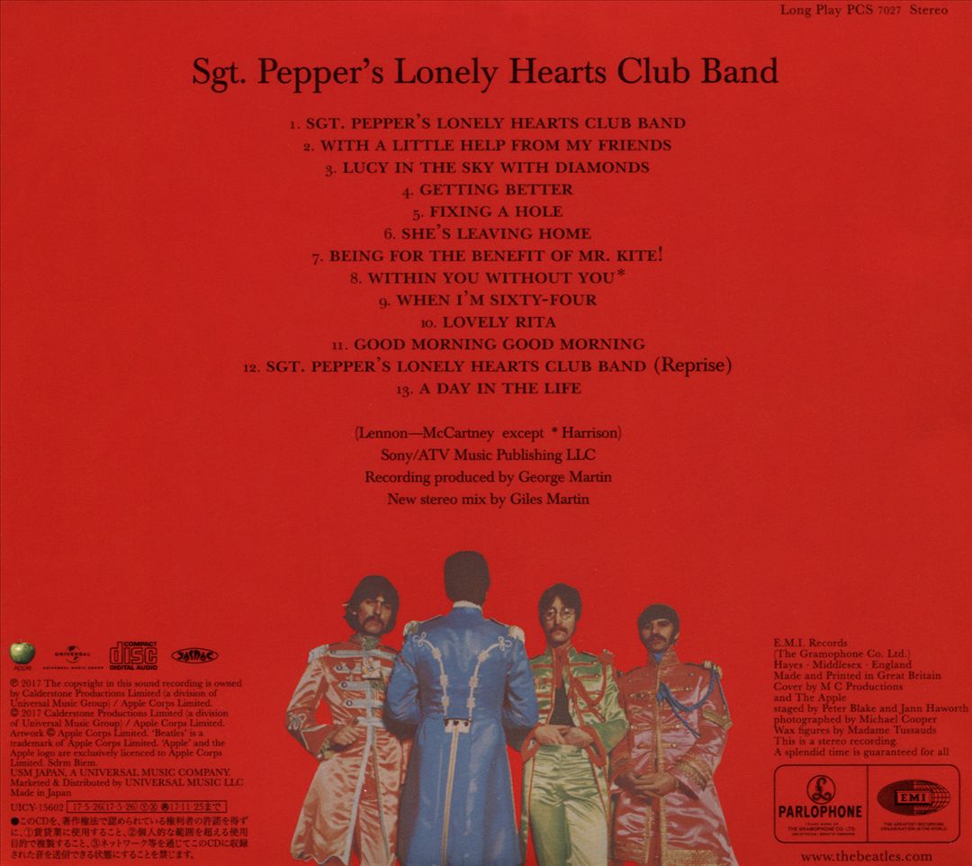 Sgt. Pepper's Lonely Hearts Club Band cover art