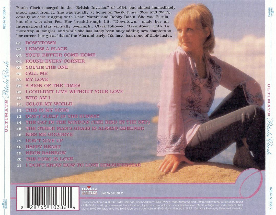 Ultimate Petula Clark cover art