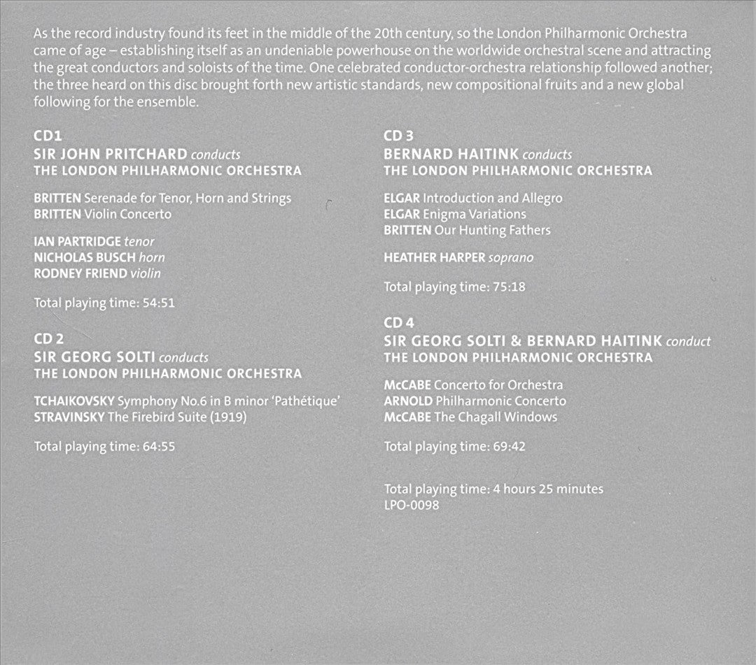 London Philharmonic Orchestra: 75th Anniversary, Vol. 2 cover art