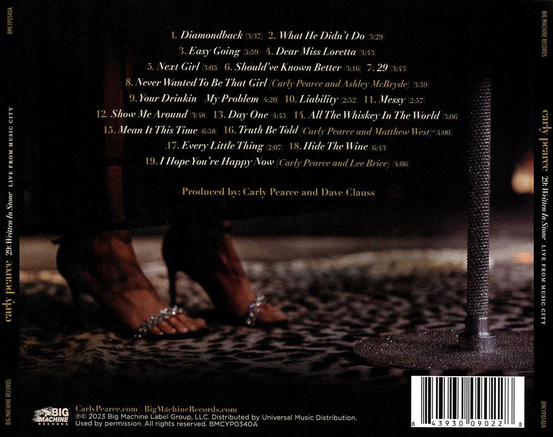 29: Written in Stone [Live from Music City] cover art