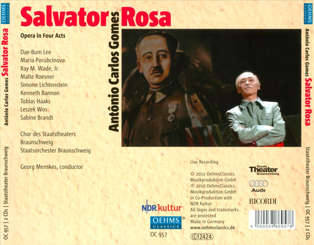 Antônio Carlos Gomes: Salvator Rosa cover art