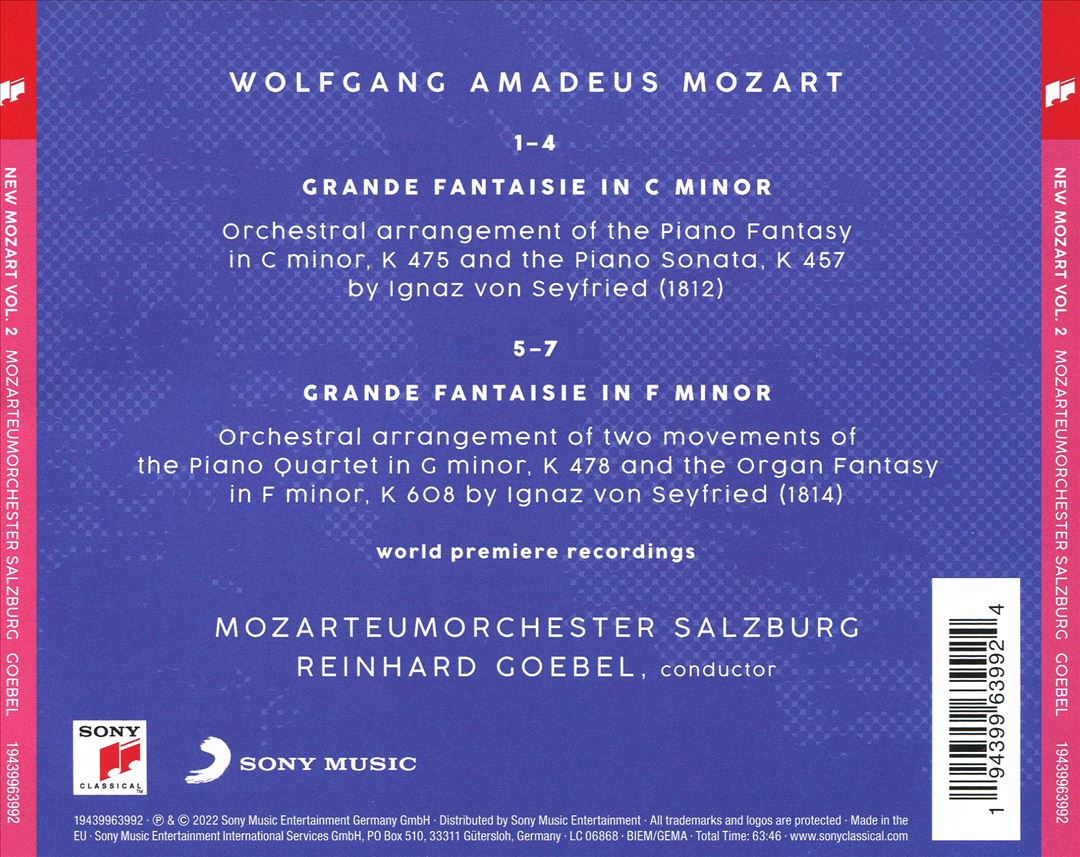 New Mozart, Vol. 2 cover art