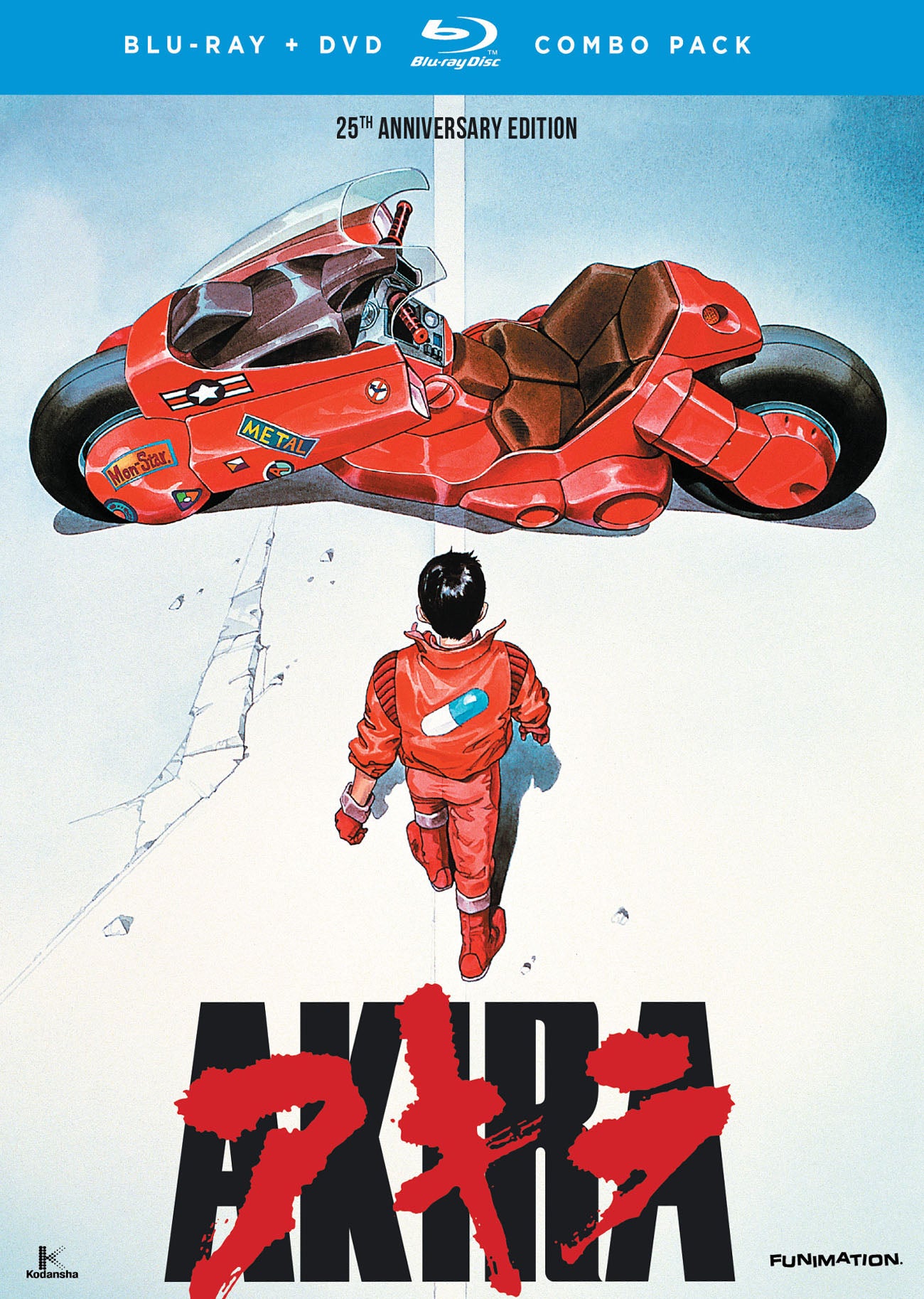 Akira [2 Discs] [Blu-ray/DVD] cover art
