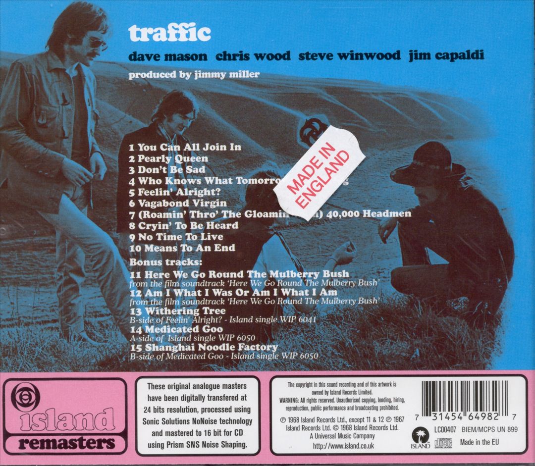 Traffic [UK Bonus Tracks] cover art