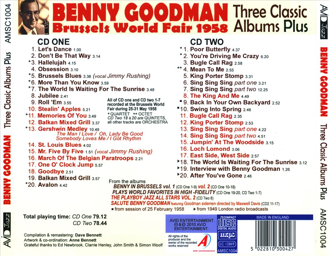 Three Classic Albums Plus cover art