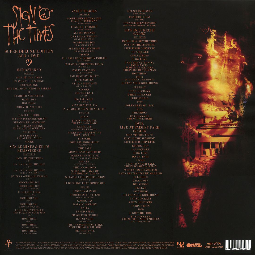 Sign 'O' the Times [Super Deluxe] cover art
